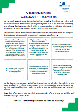 GENERAL INFORM - CORONAVIRUS (COVID-19)