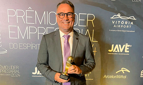 Gestor da Portocel conquista Prêmio Líder Empresarial