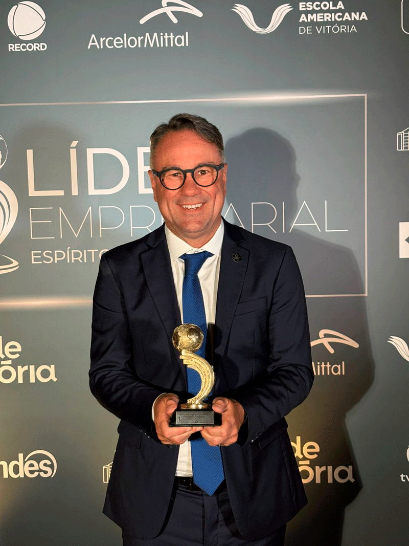 Alexandre Billot Mori é reconhecido pelo segundo ano consecutivo com o Prêmio Líder Empresarial